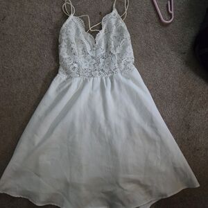 White Strappy Dress